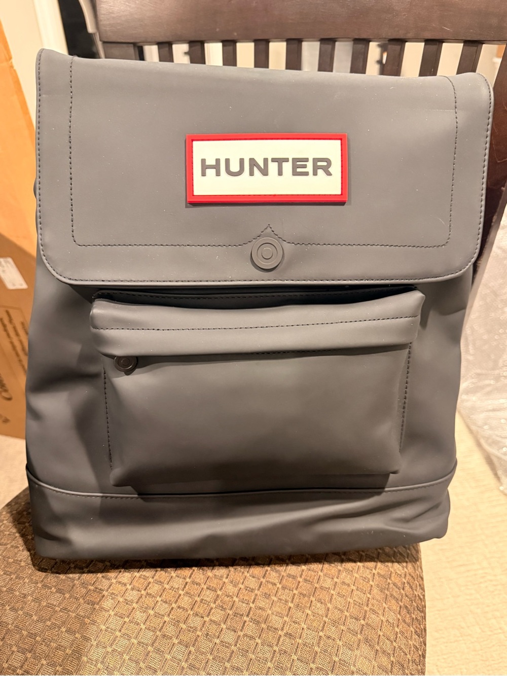 NWT Target x Hunter Men's Black Large Backpack with Red-Trim Logo